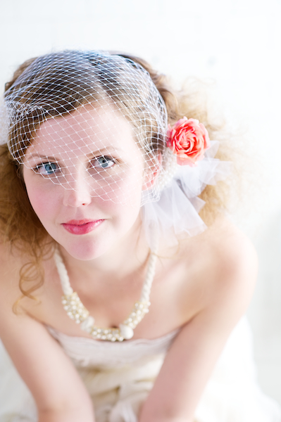 Peachy Bridal Makeup