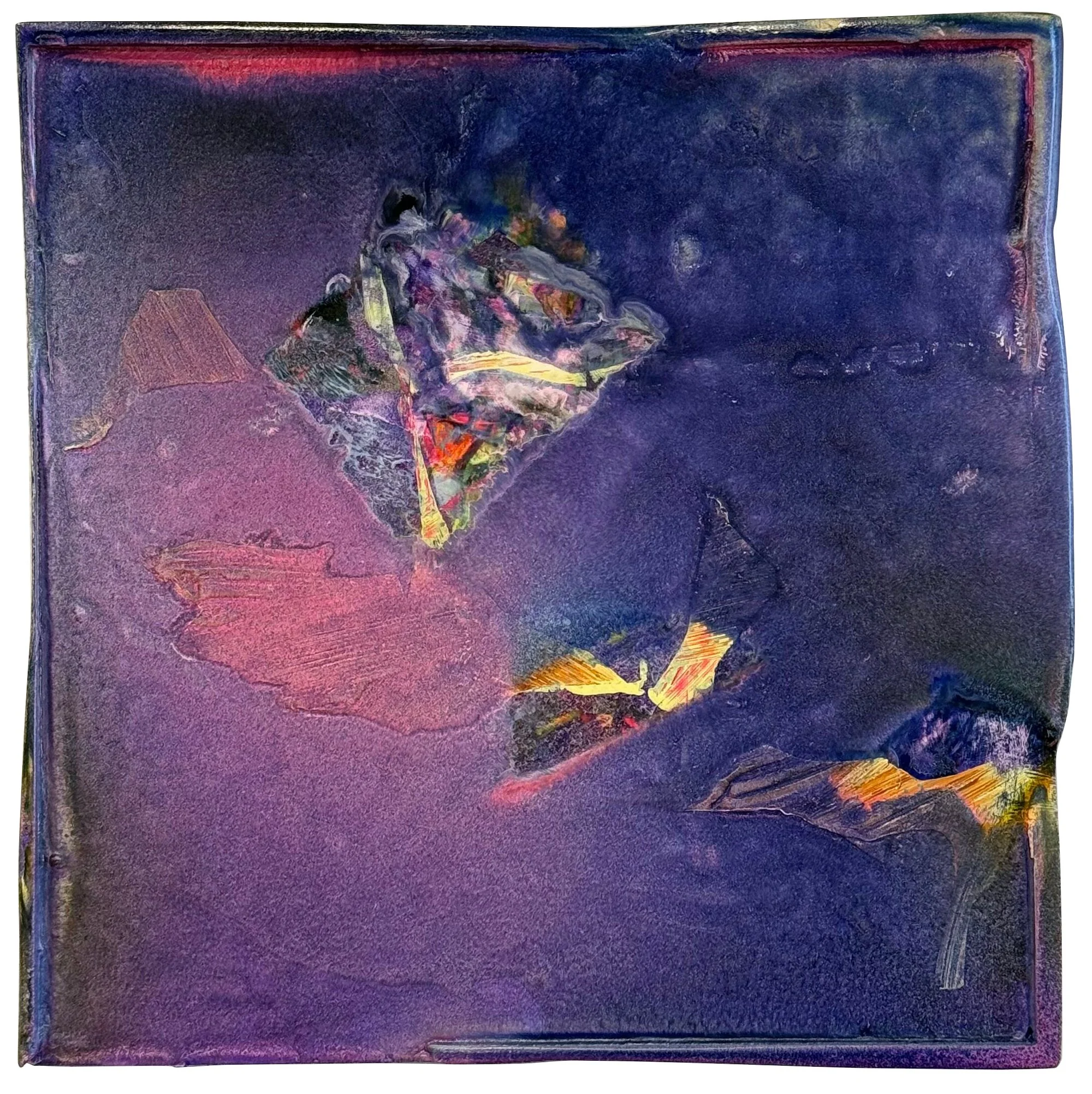   Kite  / 9.75”x 9.75" / acrylic and vinyl paint on wooden panel 