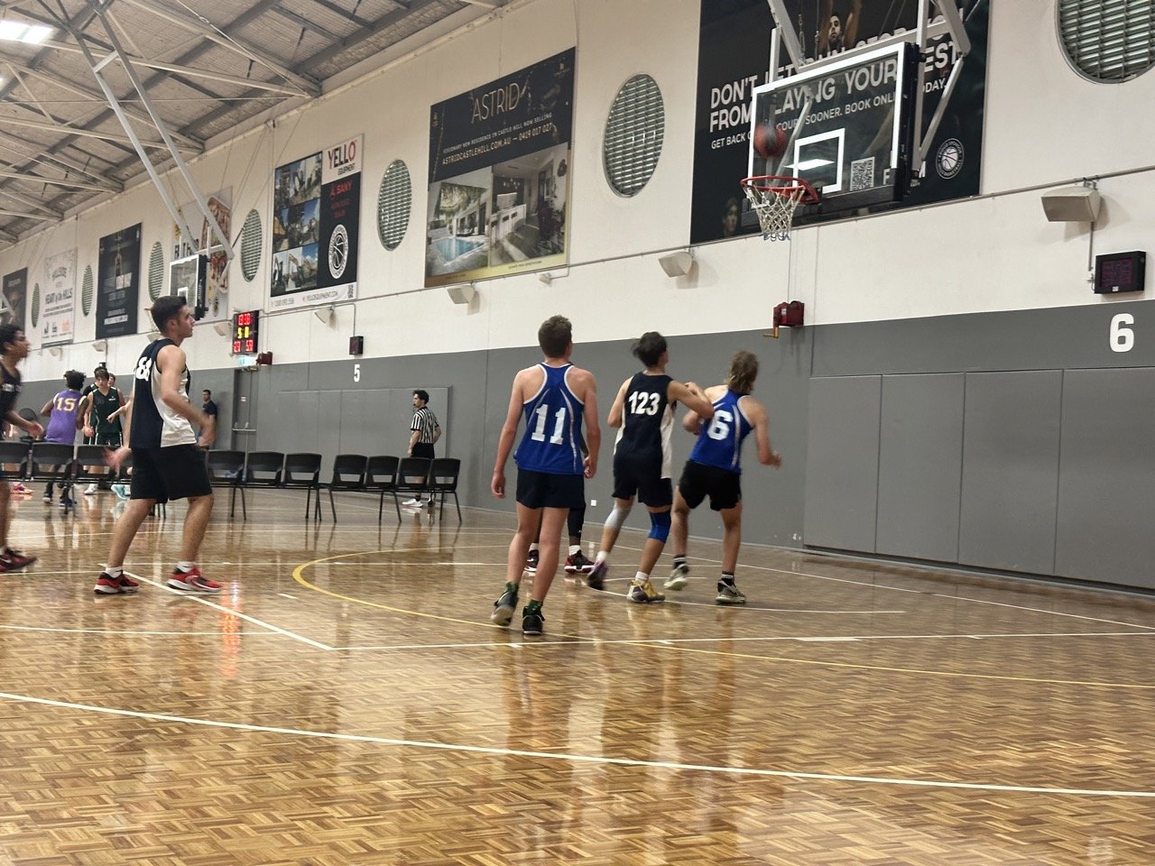SWISSA competes at AICES Basketball 2023