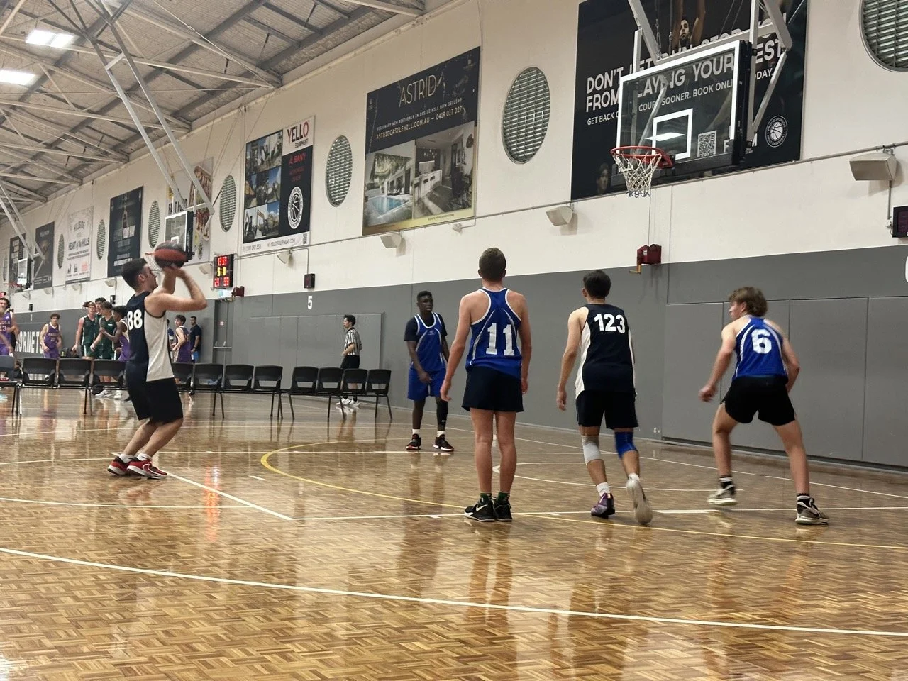 SWISSA competes at AICES Basketball 2023