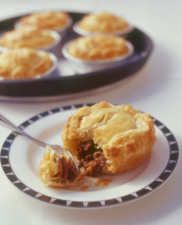 Steak and kidney pies for Ruth Pretty cookbook