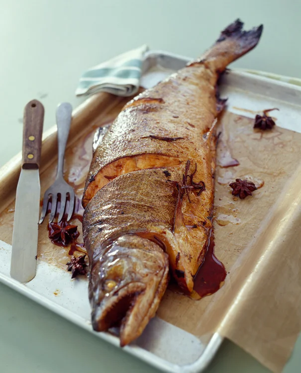 Whole salmon