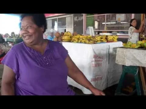 Interview with rural vendor at Suva Market in Fiji