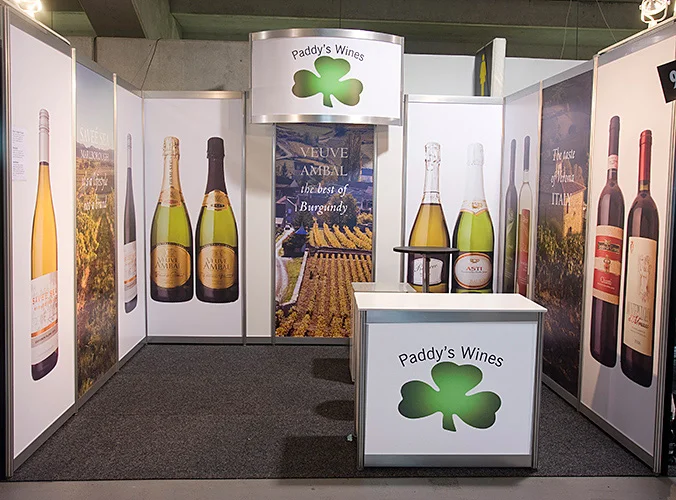 Paddy's Wines Trade Display
