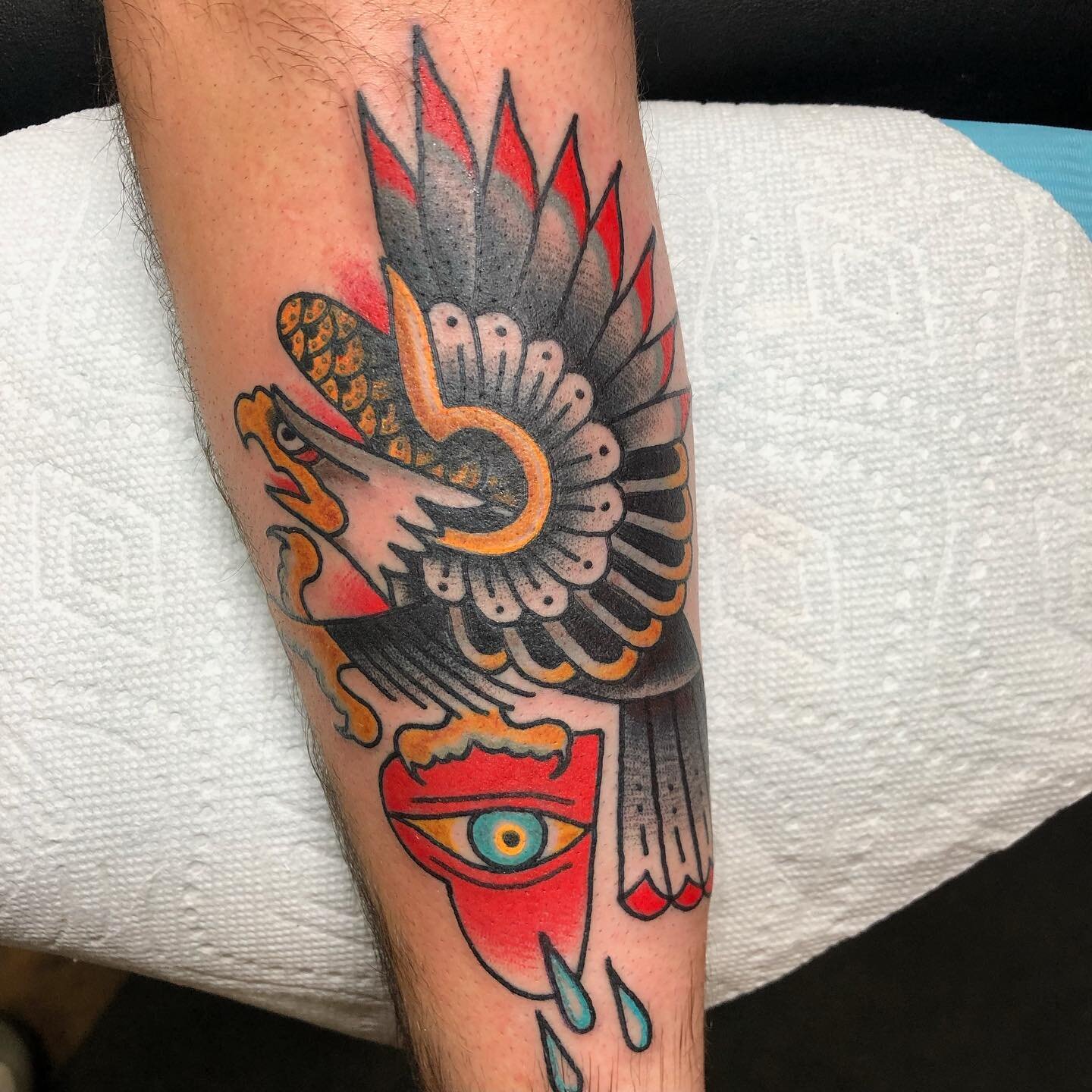 Eagle done by @scottsmithtattoos