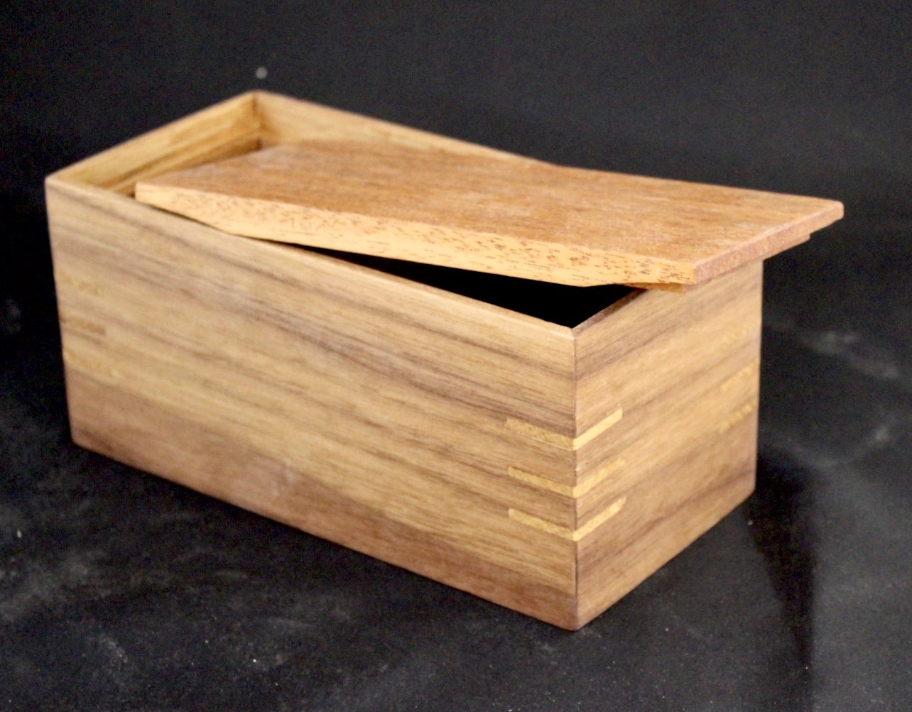 walnut and mahogany box