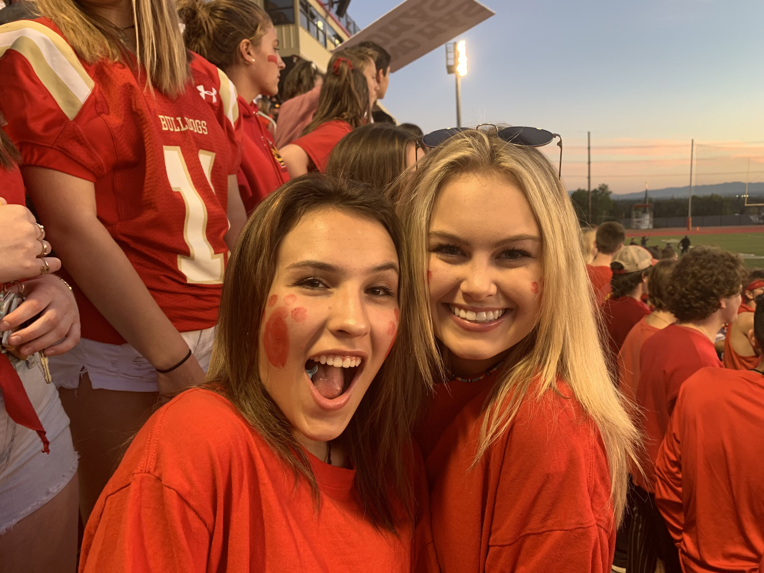 girls at football game by Lilly lyon.jpg