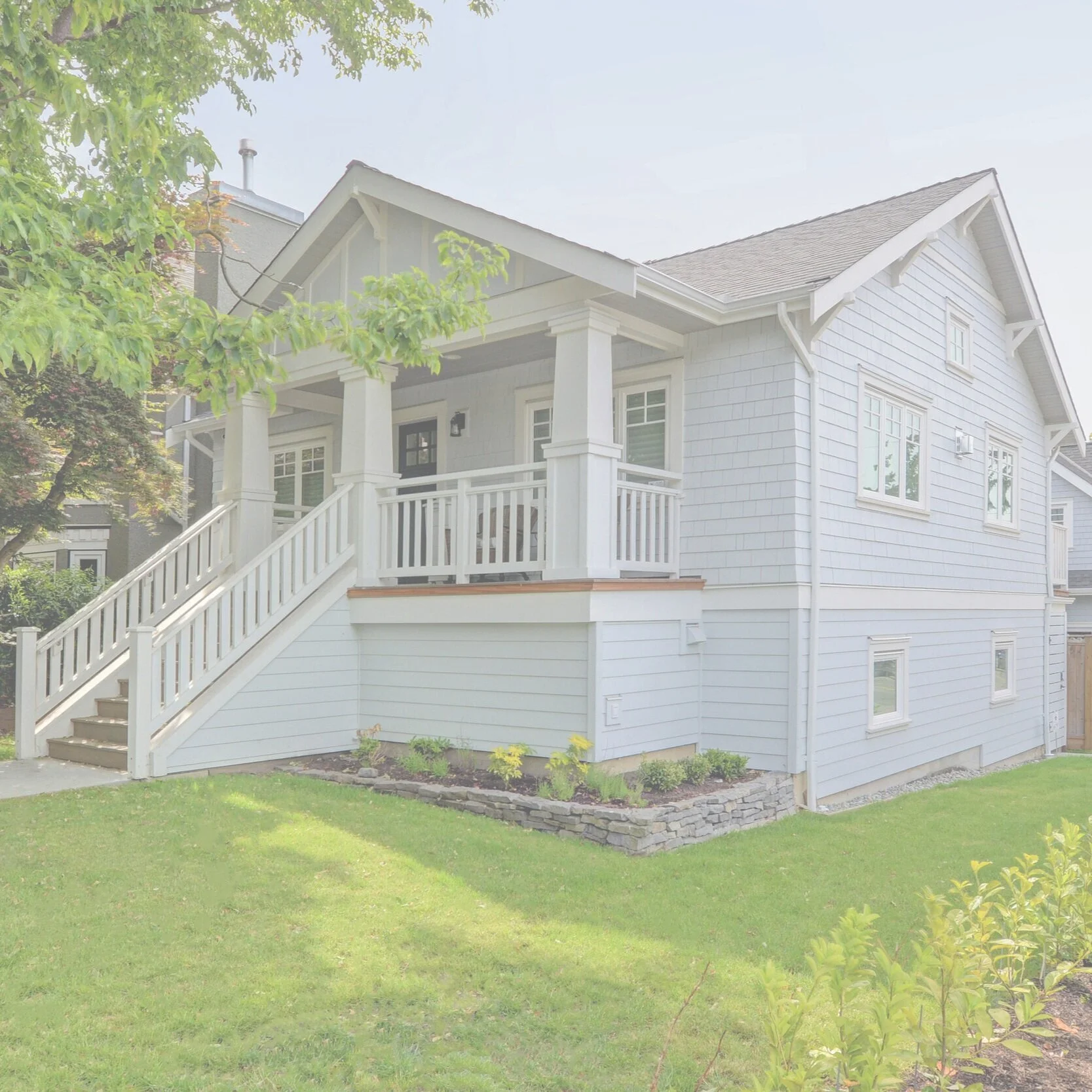 Heritage Conversion and Infill on Alma, Vancouver BC. Build by Nestworks. Architecture by Lane Fab. Photography by Realfoto.