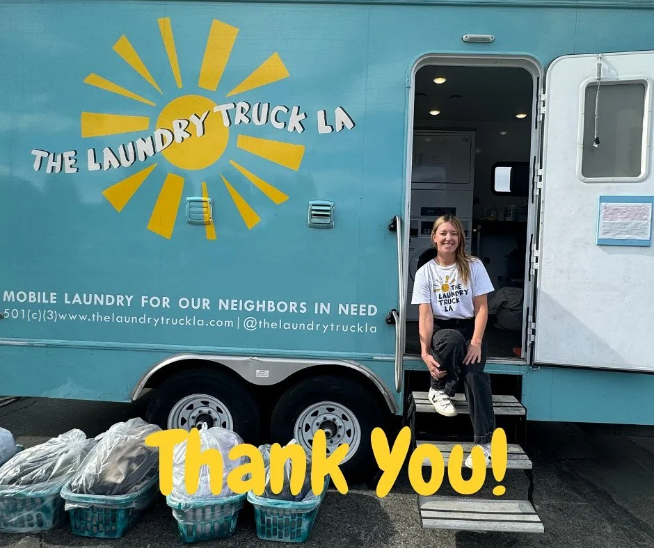 We extend our sincere gratitude to everyone who supported our silent auction - whether by participating, donating, or helping share our mission. Your generosity makes our work possible!

We are pleased to share that The Laundry Truck LA will soon exp