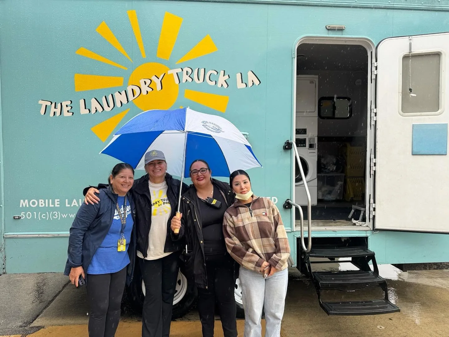 Rain or shine, we&rsquo;re always here to provide mobile laundry services.

Thank you to our incredible Laundry Truck LA team 💛
Your dedication and compassion bring our mission to life every day. Because of your hard work, we&rsquo;re able to restor
