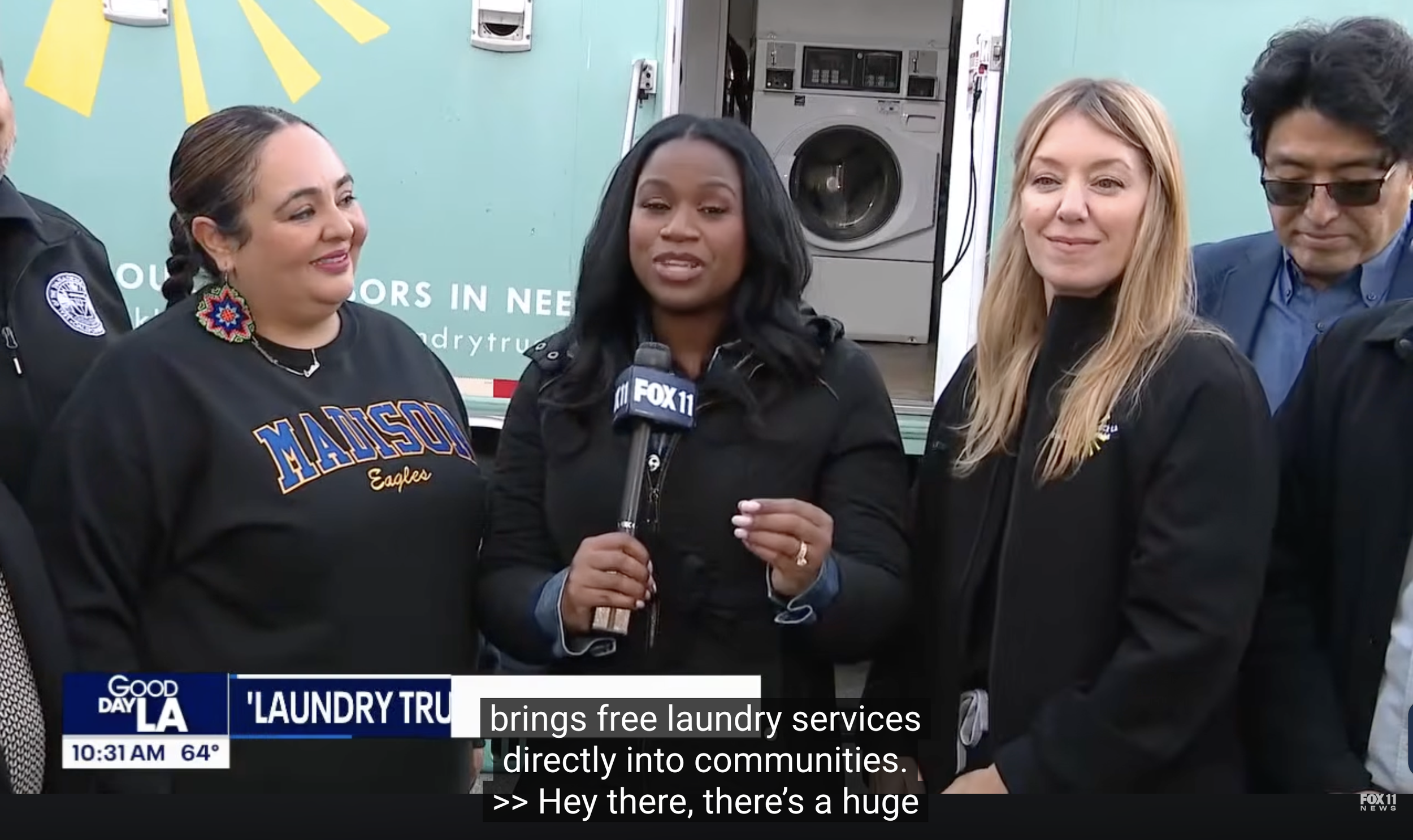 (2026) 'Laundry Truck LA' helps unhoused, underserved communities