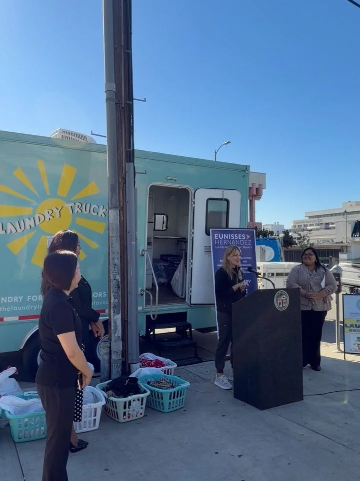 We&rsquo;re deeply grateful to @cd1losangeles for their sponsorship and belief in our work. Because of their support, we&rsquo;re able to bring free mobile laundry service to Chinatown Los Angeles every Wednesday and Thursday. 

For years, residents 