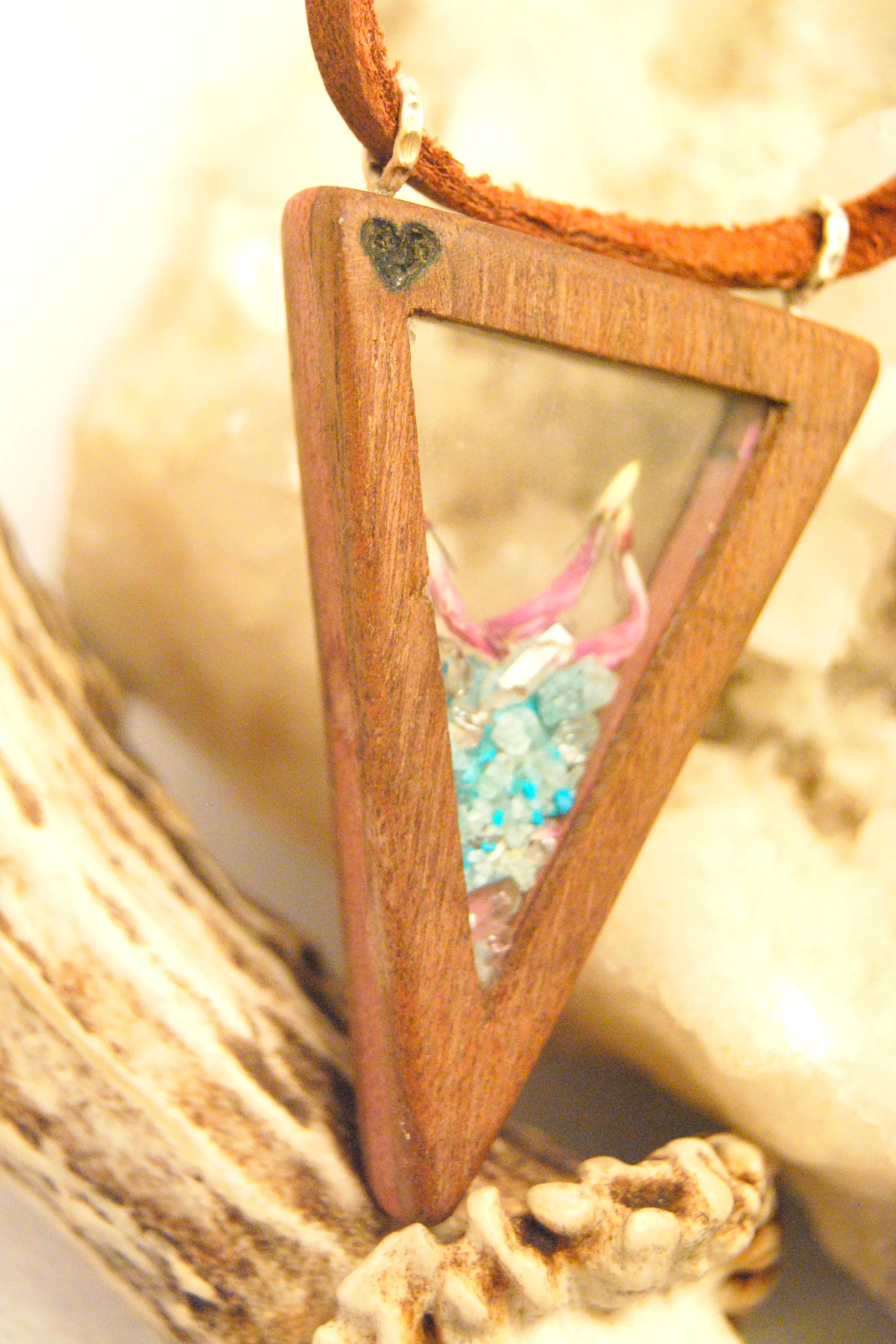 Purple Heart, Walnut Window to the Soul