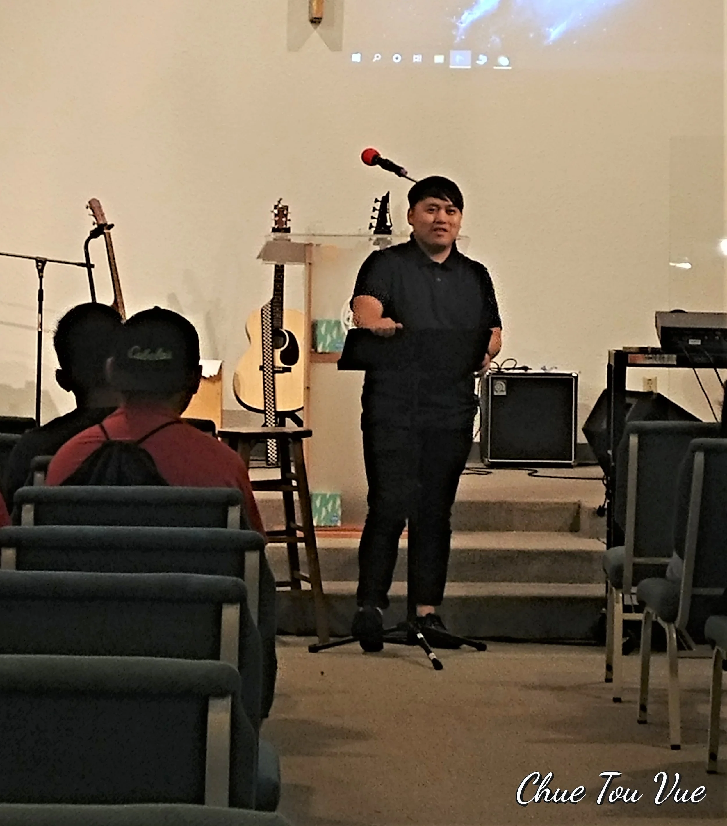 Xh. Isaiah preaching for youth service