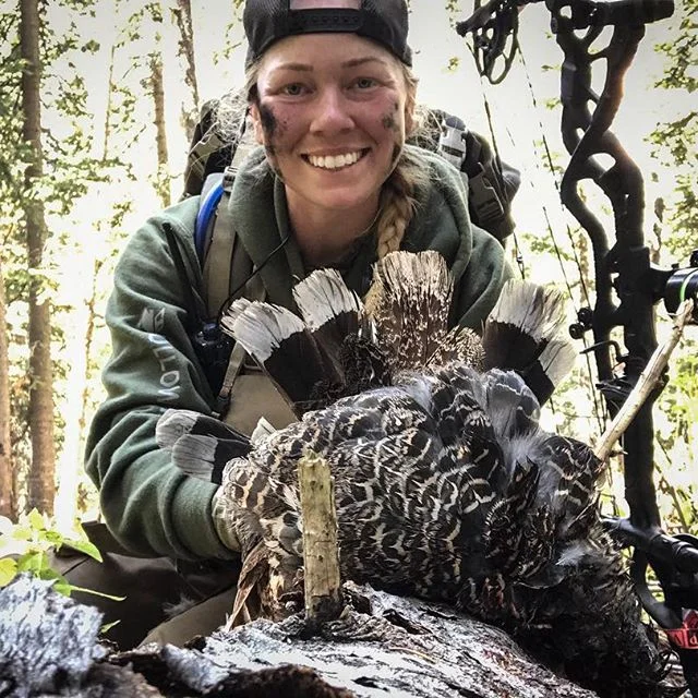 Trip Highlight #10 : First grouse and LH harvest under my belt. I dang near chopped the head off! After the beating I gave my equipment on the mountain it was nice to know my setup was still dead on. #TheAfflictorEffect // @afflictor