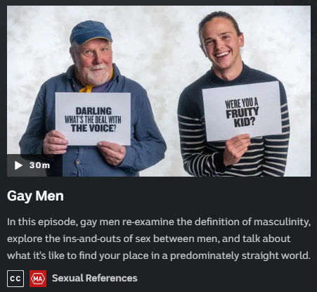 ABC You Can't Ask That: Gay Men