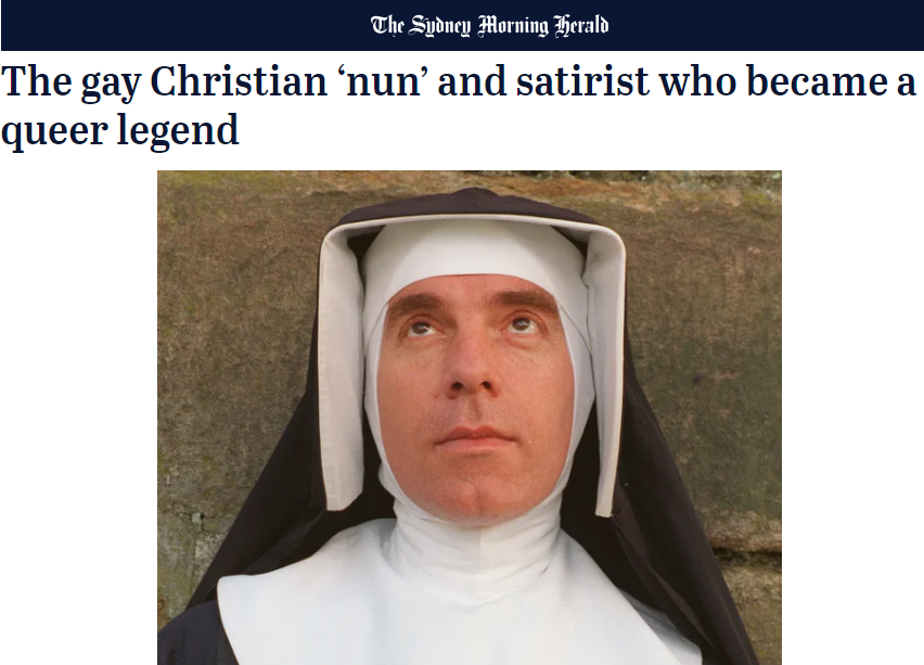 SMH: The gay Christian ‘nun’ and satirist who became a queer legend