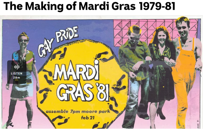 ABC Radio: The Making of Mardi Gras 1979-81