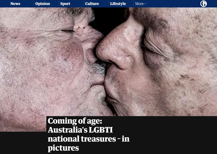 The Guardian: Coming of age - Australia's LGBTI national treasures – in pictures