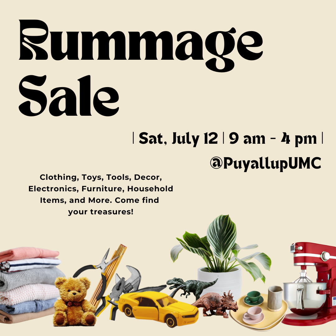 Rummage Sale — Puyallup United Methodist Church