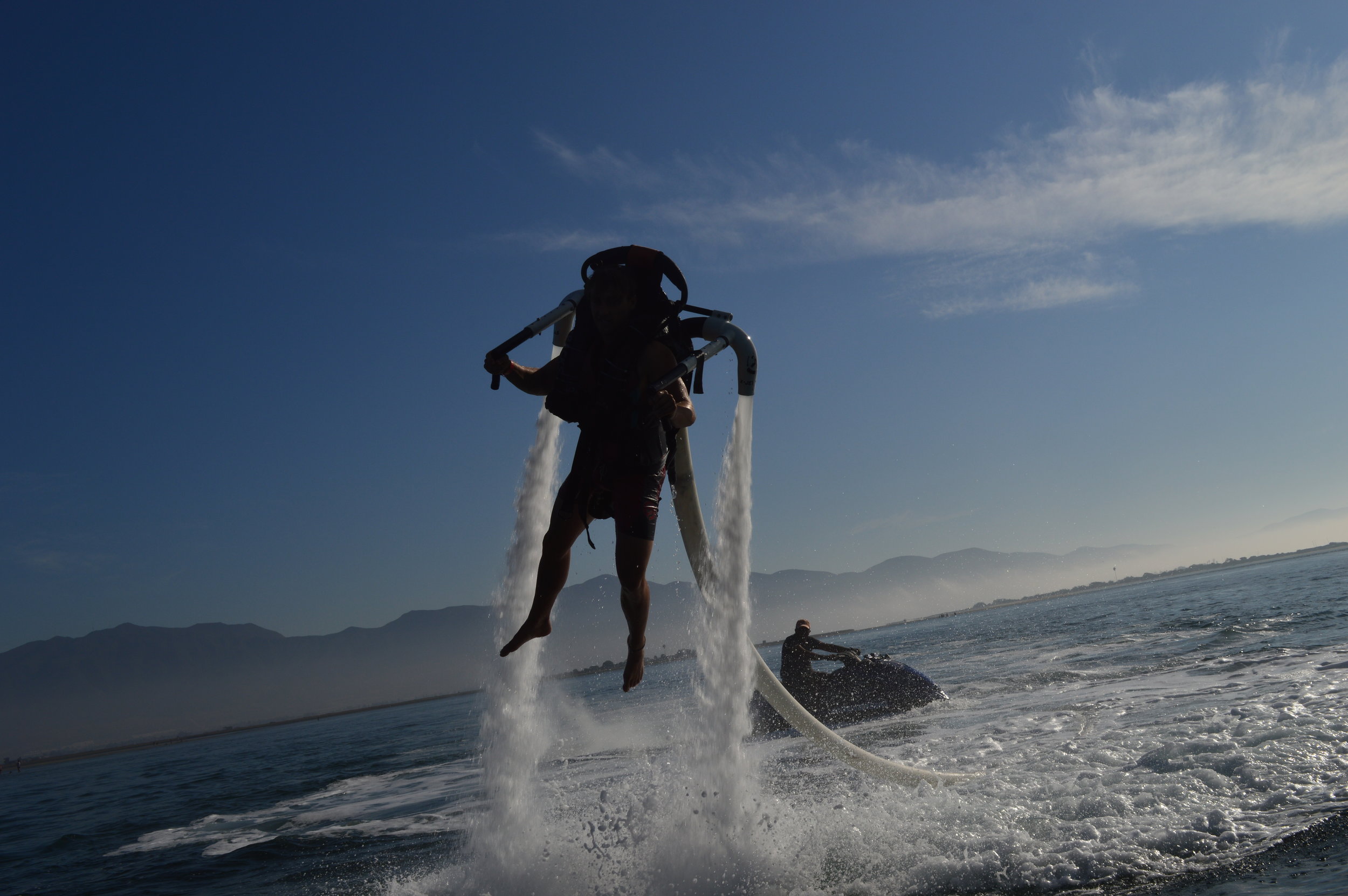 One of our goals for this trip was to do jet packing! We experienced this through Rosarito Ocean Sports, but actually had to go down to Ensenada to do it. It was $100 U.S dollars for round trip from our hotel. I actually didn't end up doing it, but Quinn said it was extremely difficult. It was $100 U.S dollars for half an hour. 