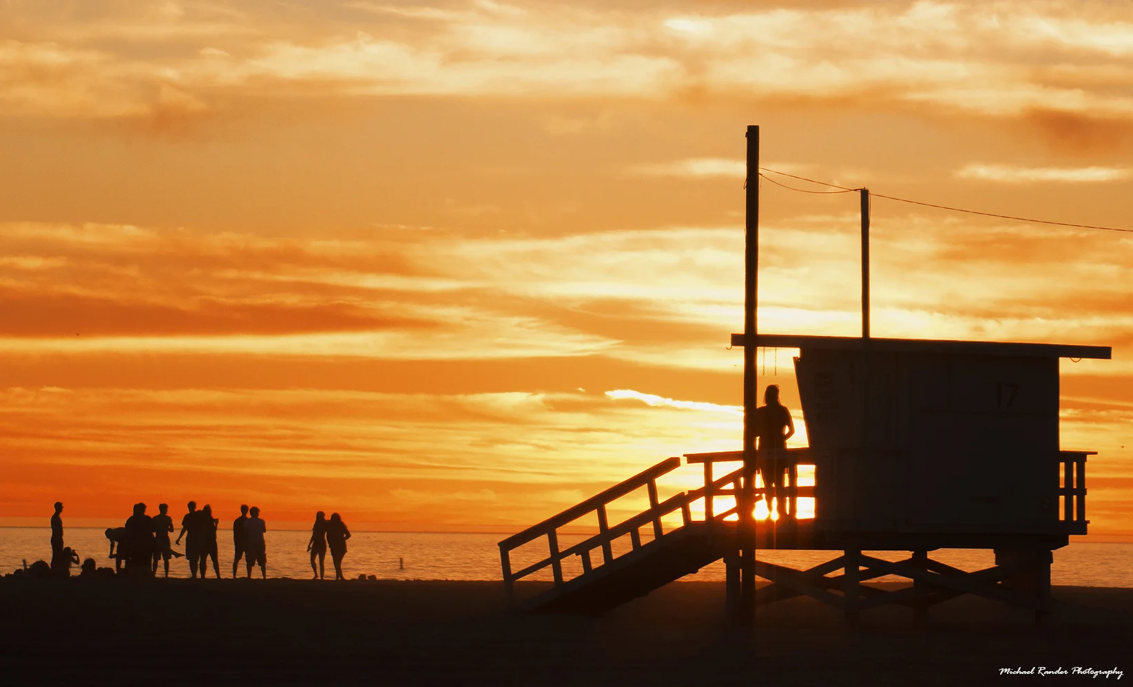 "Baywatch state of mind", Santa Monica, California