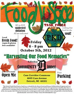 Food Justice Fridays Community Dinner this Friday!!