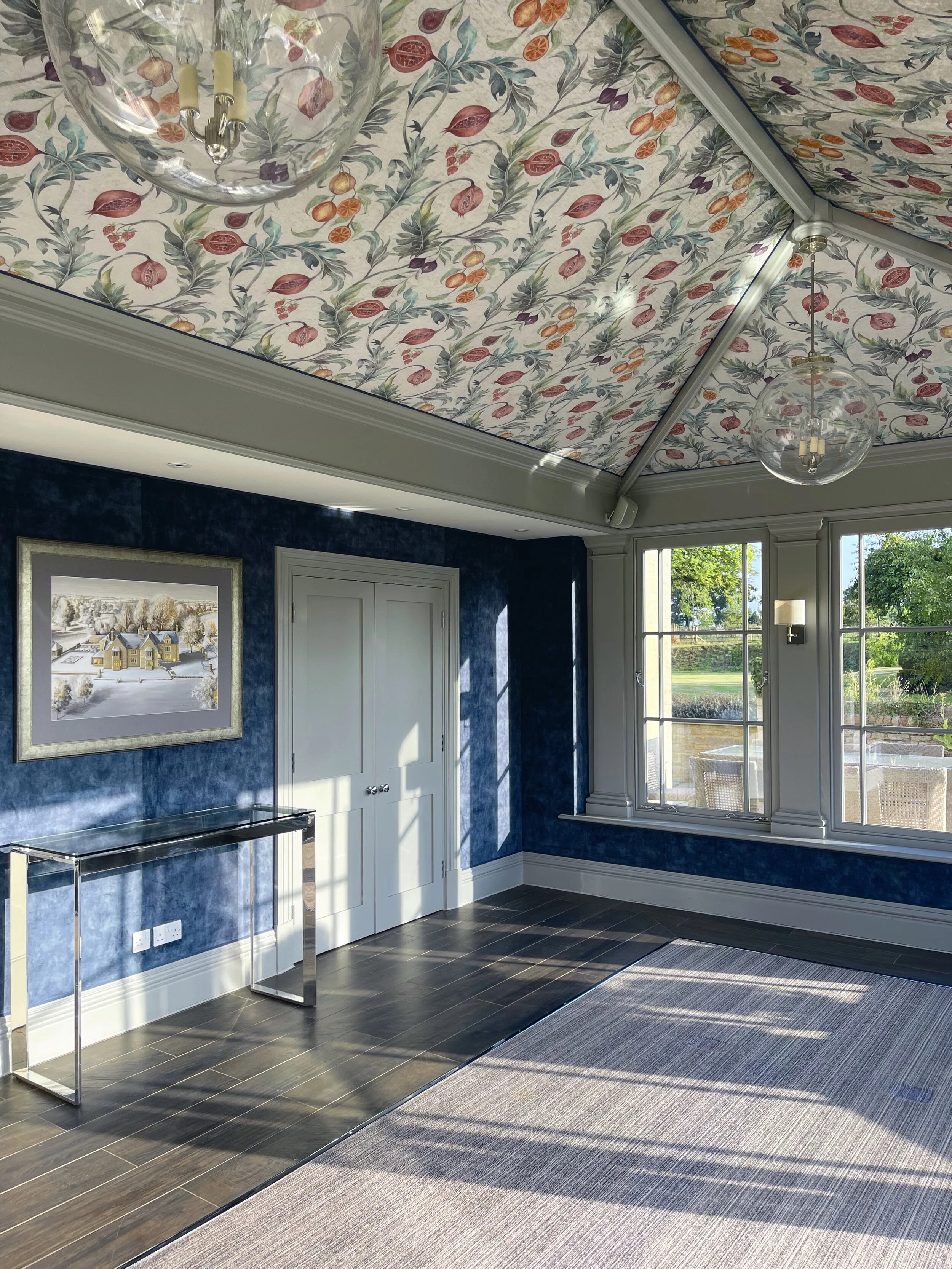 Vaulted Dining Room Ceiling