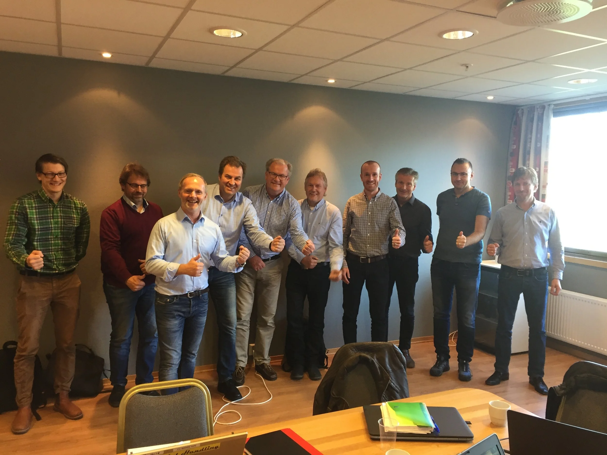 Når laget spiller godt sammen, blir det resultater!