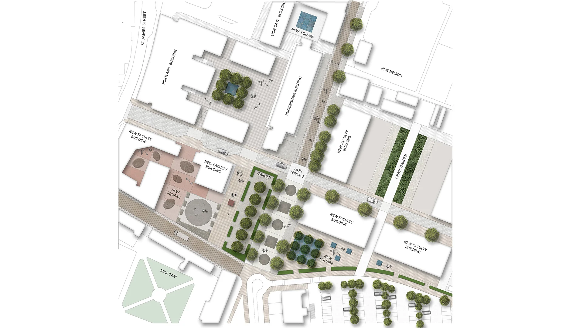 University of Portsmouth Masterplan - Portsmouth, UK