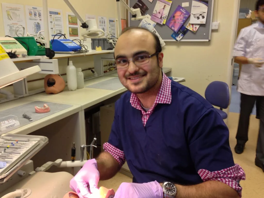 Mohammad, 30. A dental surgeon from Damascus. 