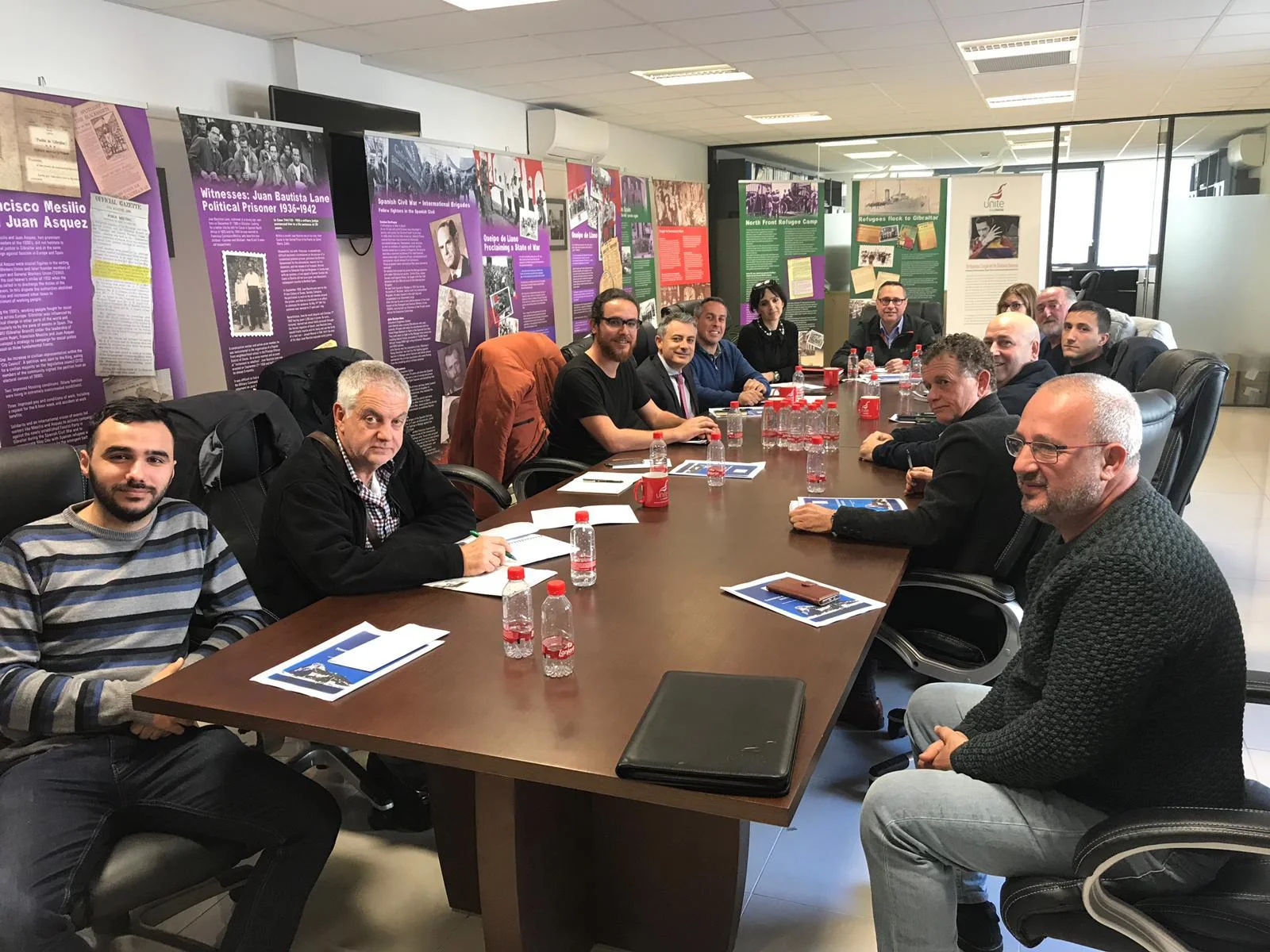 Together Gibraltar meets with Unite the Union