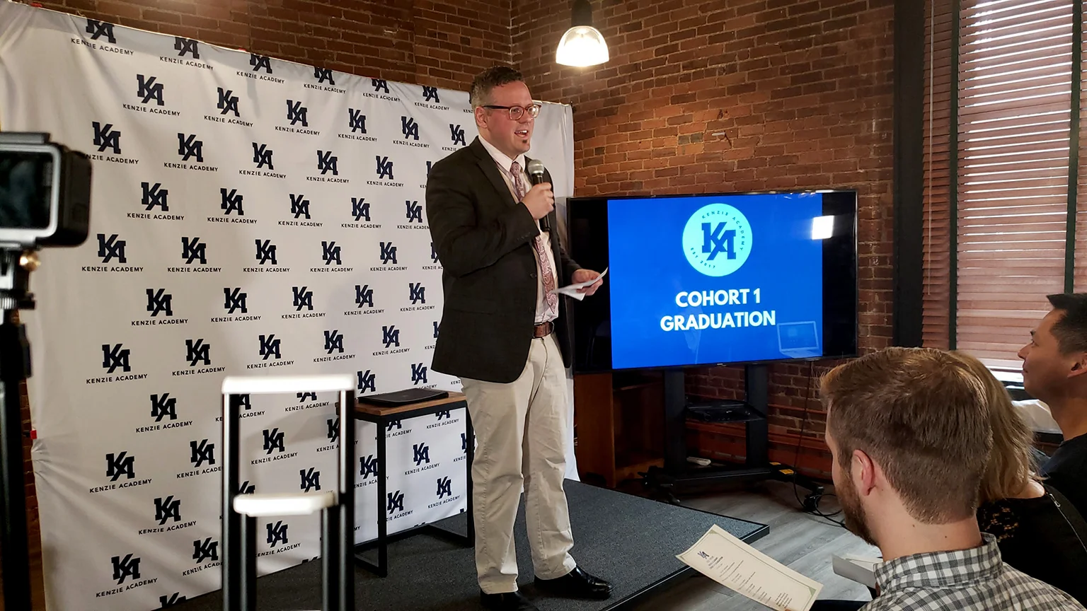 Matt Cummings, Indy Campus Director, Addressing the Graduating Cohort