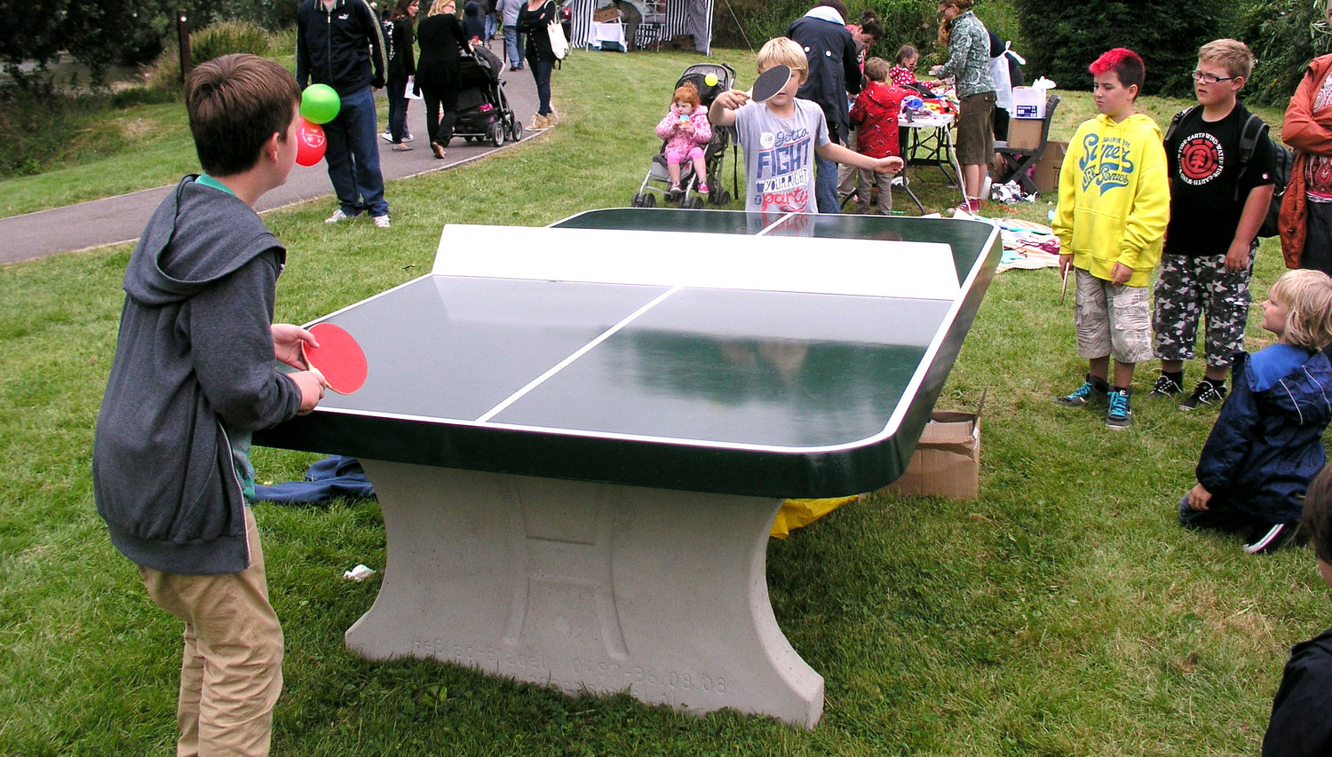 Oblea Reducción Recurso Outdoor And Indoor Table Tennis Tables | Concrete And Resin