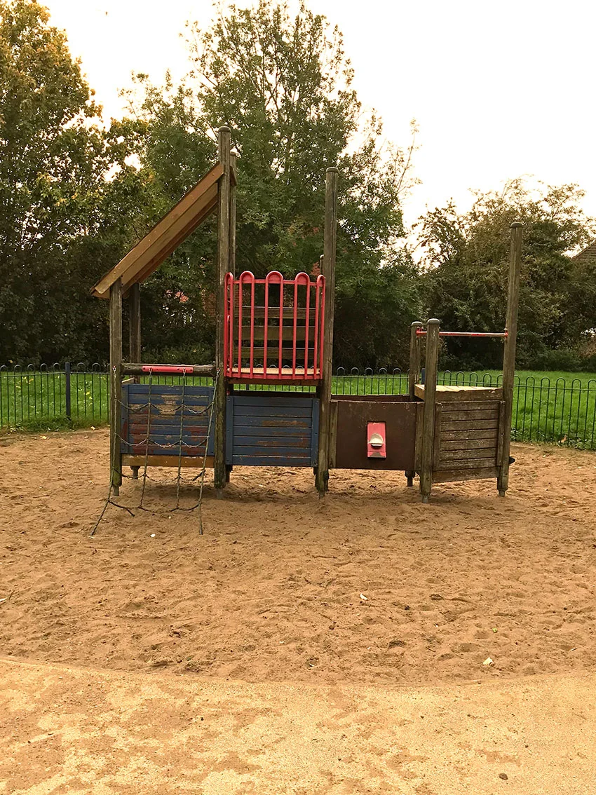 Old play equipment