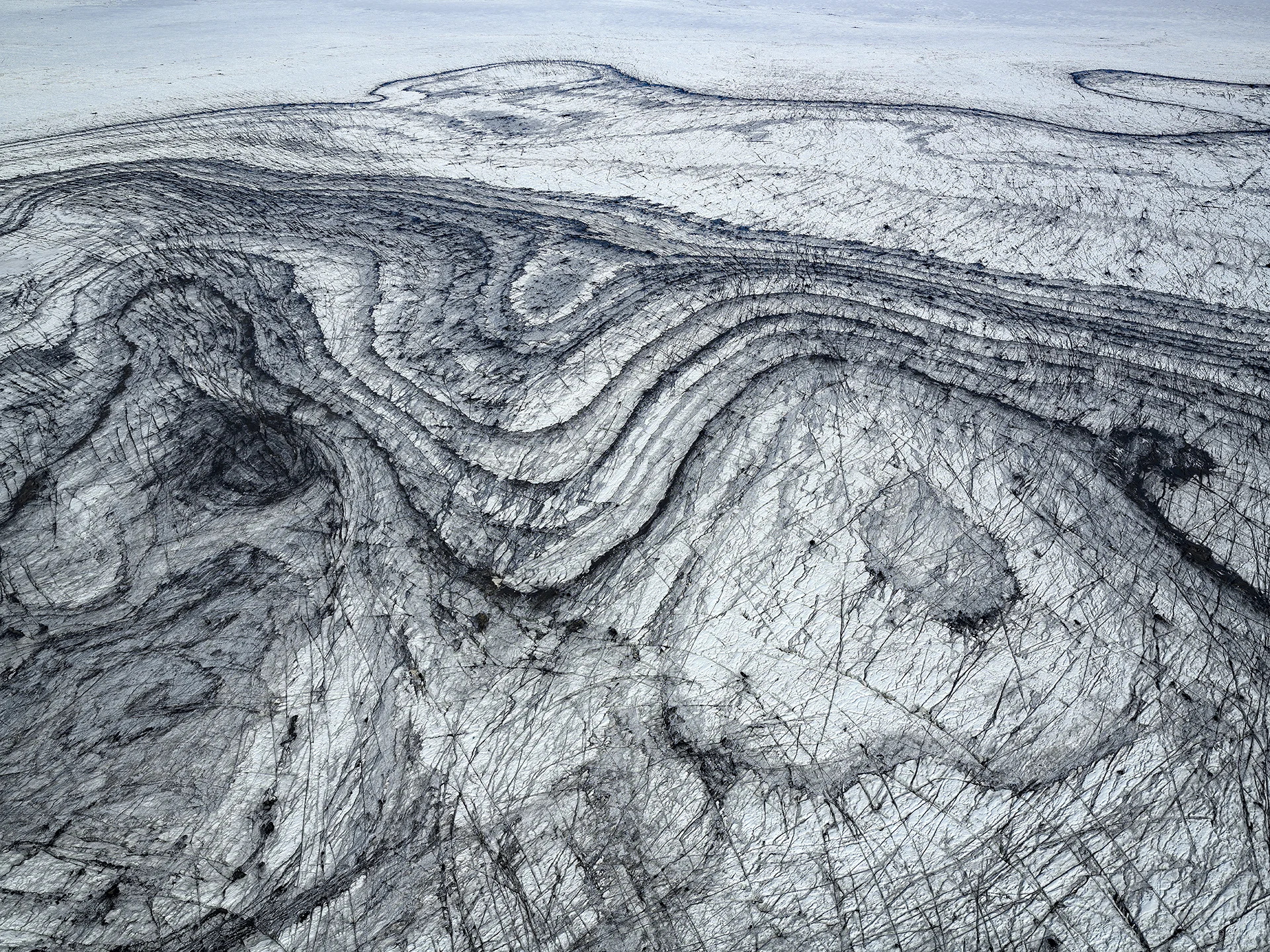 Ash Patterns, Sidujökull 2018