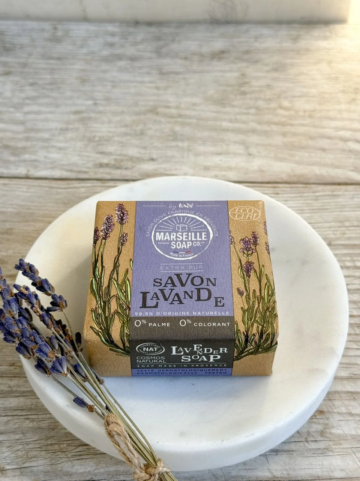 Tade Lavender Marseille Soap Made in France