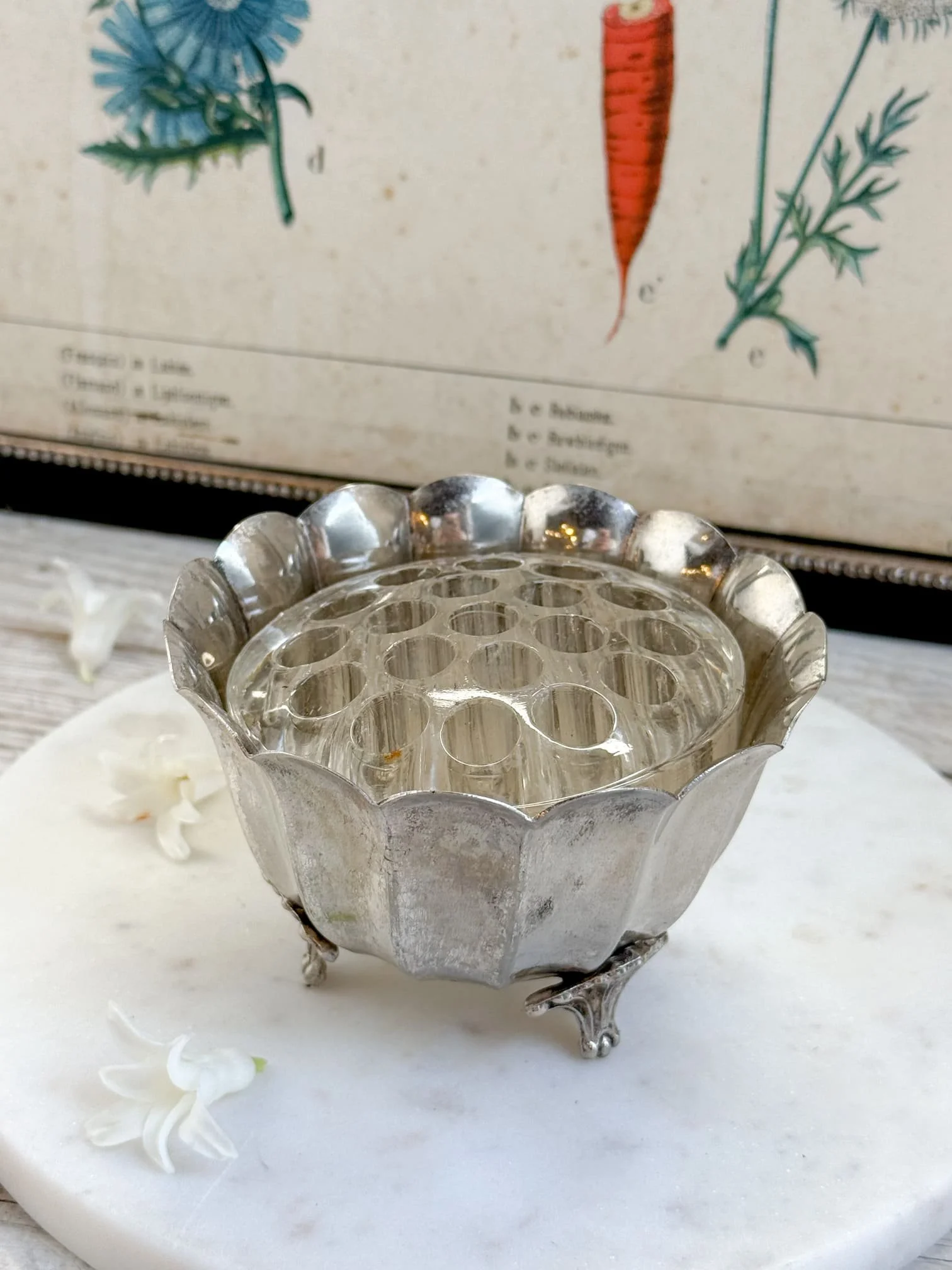 vintage-glass-silver-flower-frog-vase-footed-bowl (6).jpg