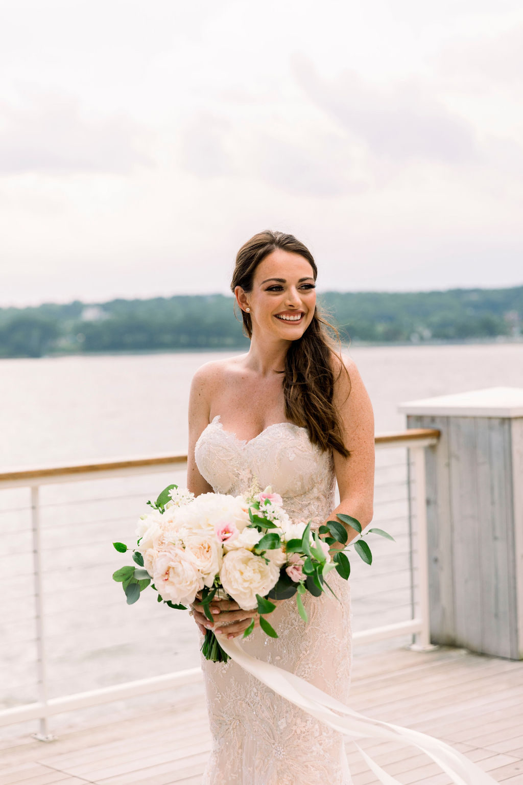Gloucester Wedding by the Sea | Florals by Les Fleurs Andover