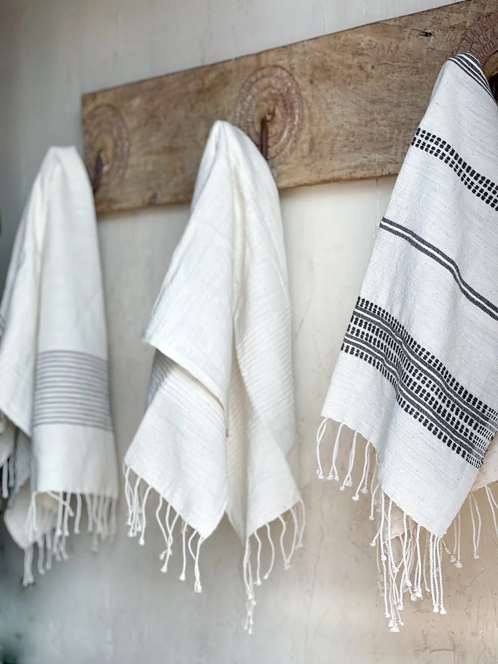 kitchen linens farmhouse Linen fabric tea towel spring textile home ...