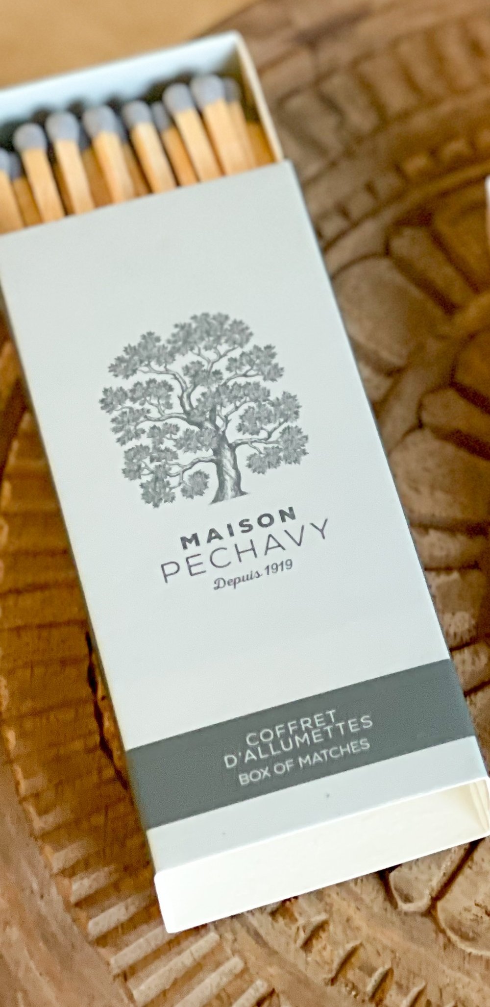 Maison Pechavy Wooden Matches in Decorative Gift Box