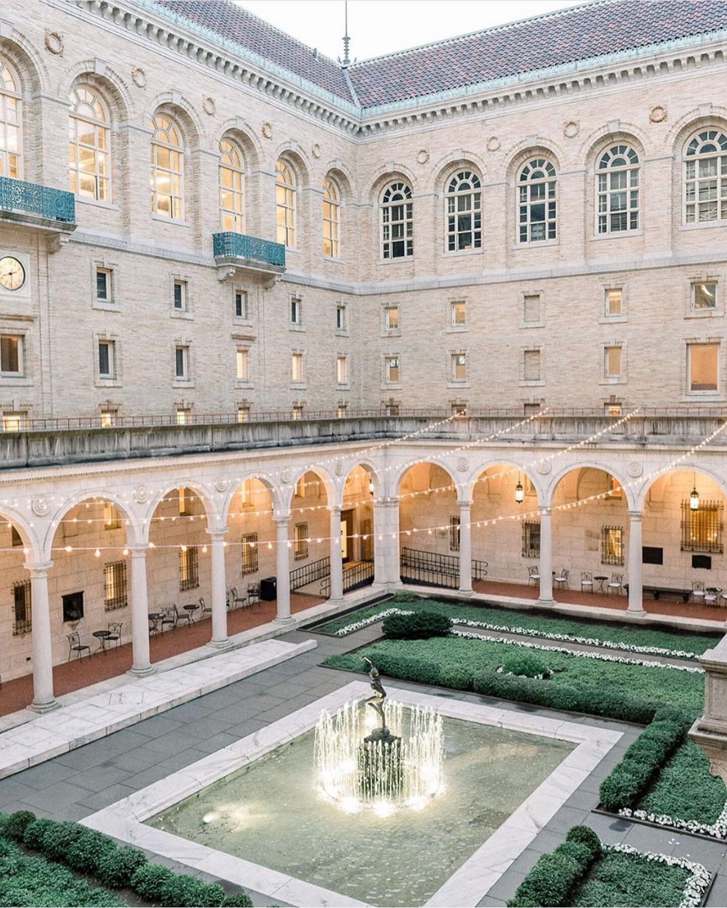 is this from a dream or is it the Boston Public Library for a beautiful wedding weekend?! #lesfleurswed 📸 : @michellelangephoto 
Photography by @michellelangephoto
Planning + Design: @alwaysyoursevents
Catering + Venue: @thecateredaffair and @bplbos