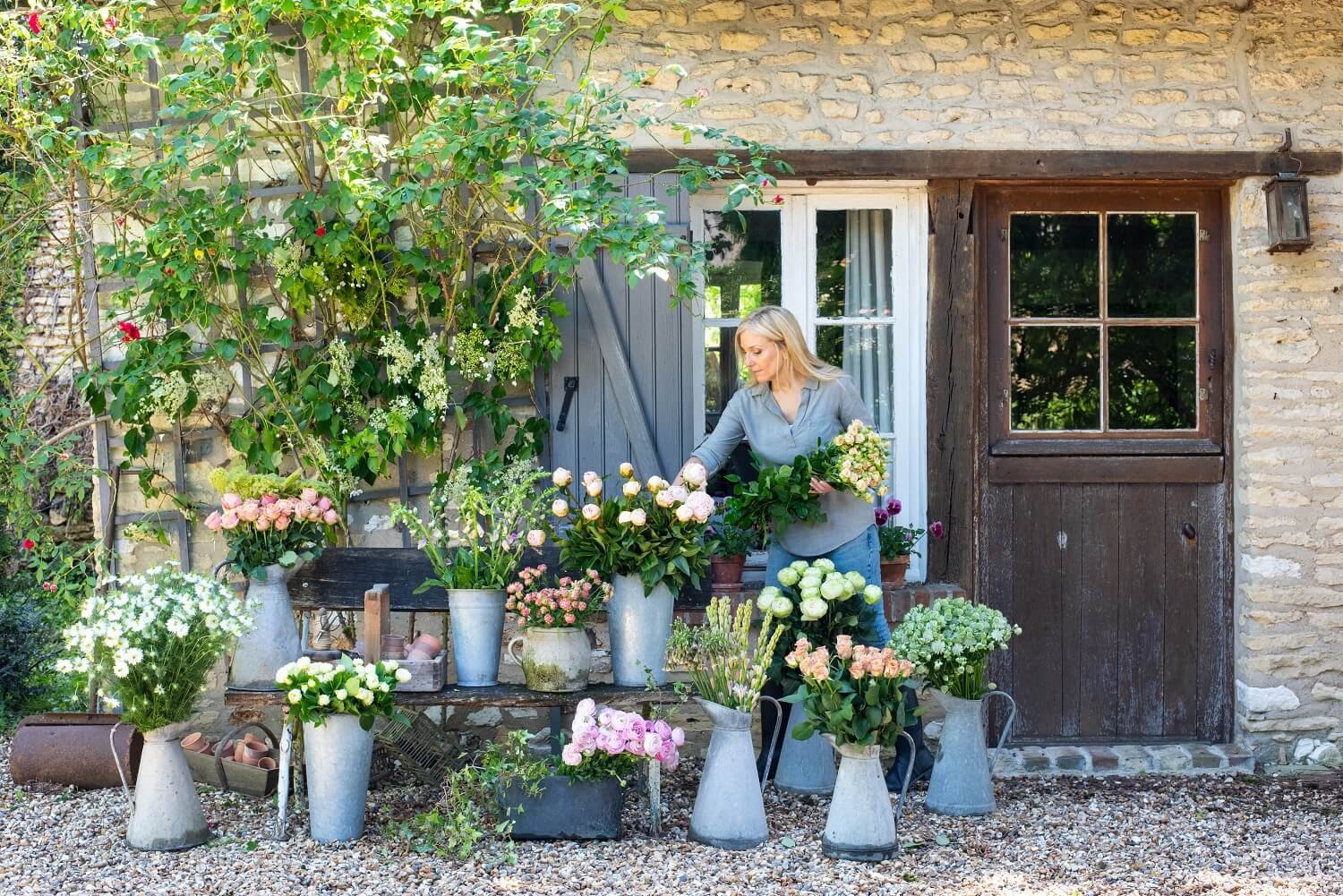 Les Fleurs Floral Home and Garden, French-Inspired Vintage Home