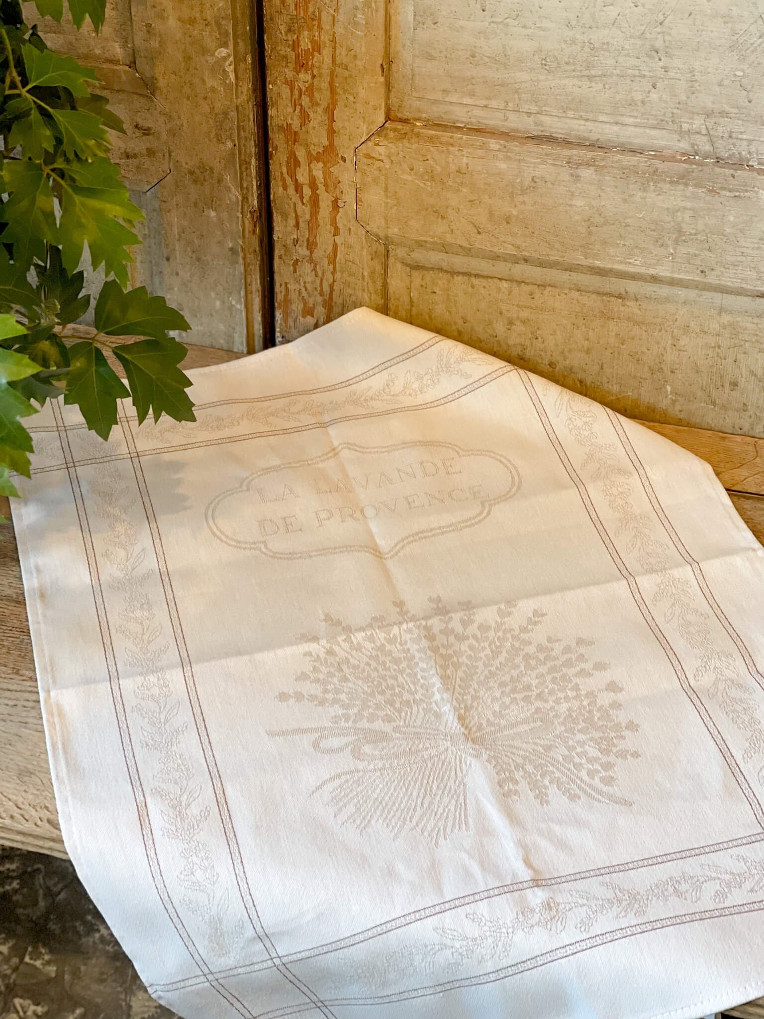 French Cotton Jacquard Provence Tea Towels