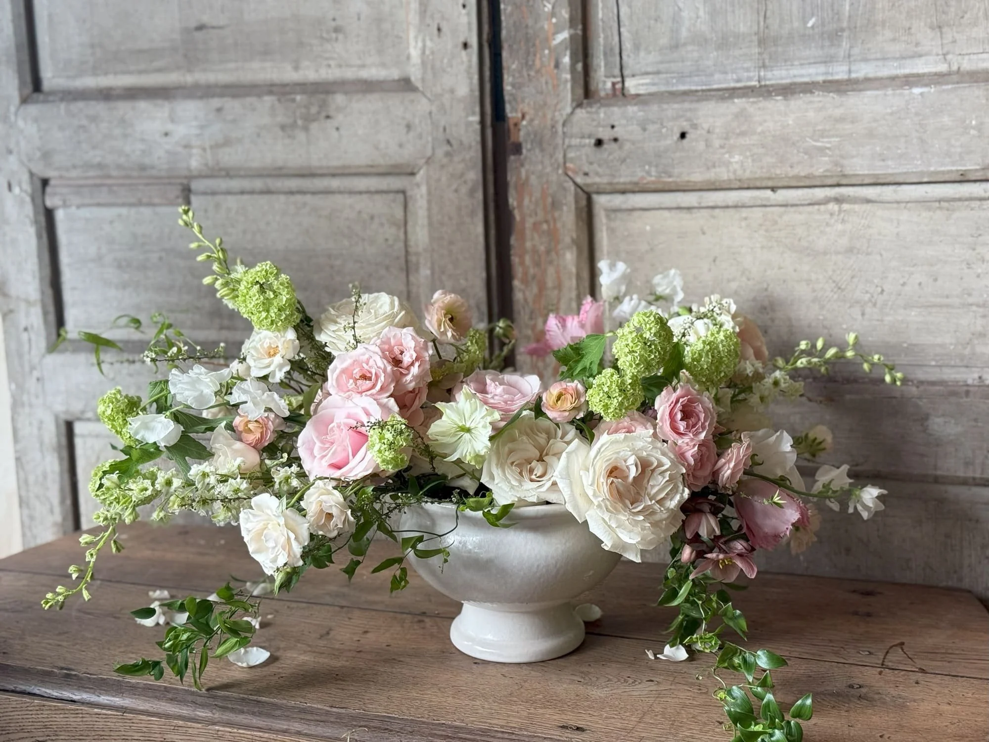 mother's day flower arrangement floral centerpiece pink roses