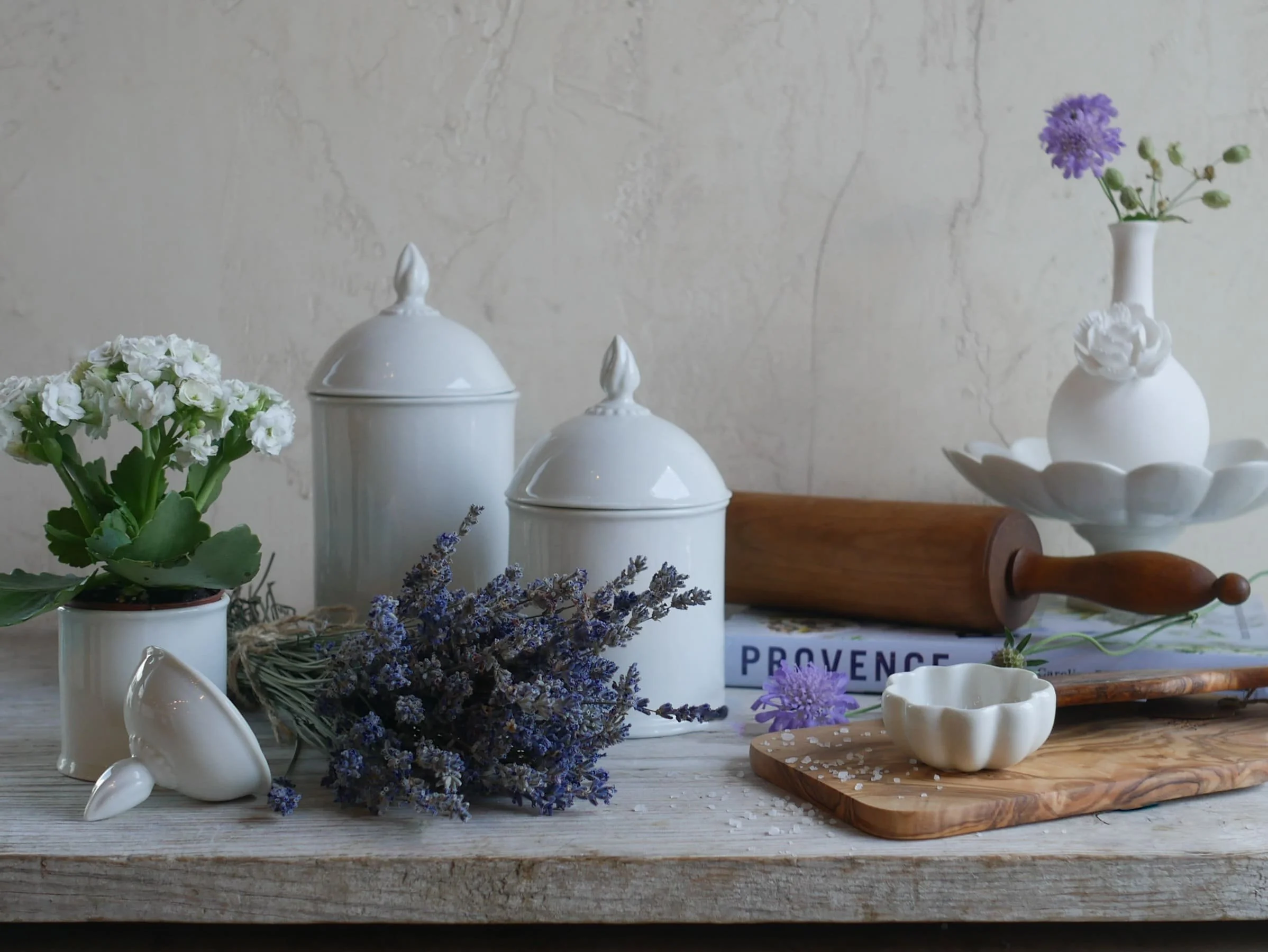 alix d. reynis white porcelain apothecary jars compote bowls vase