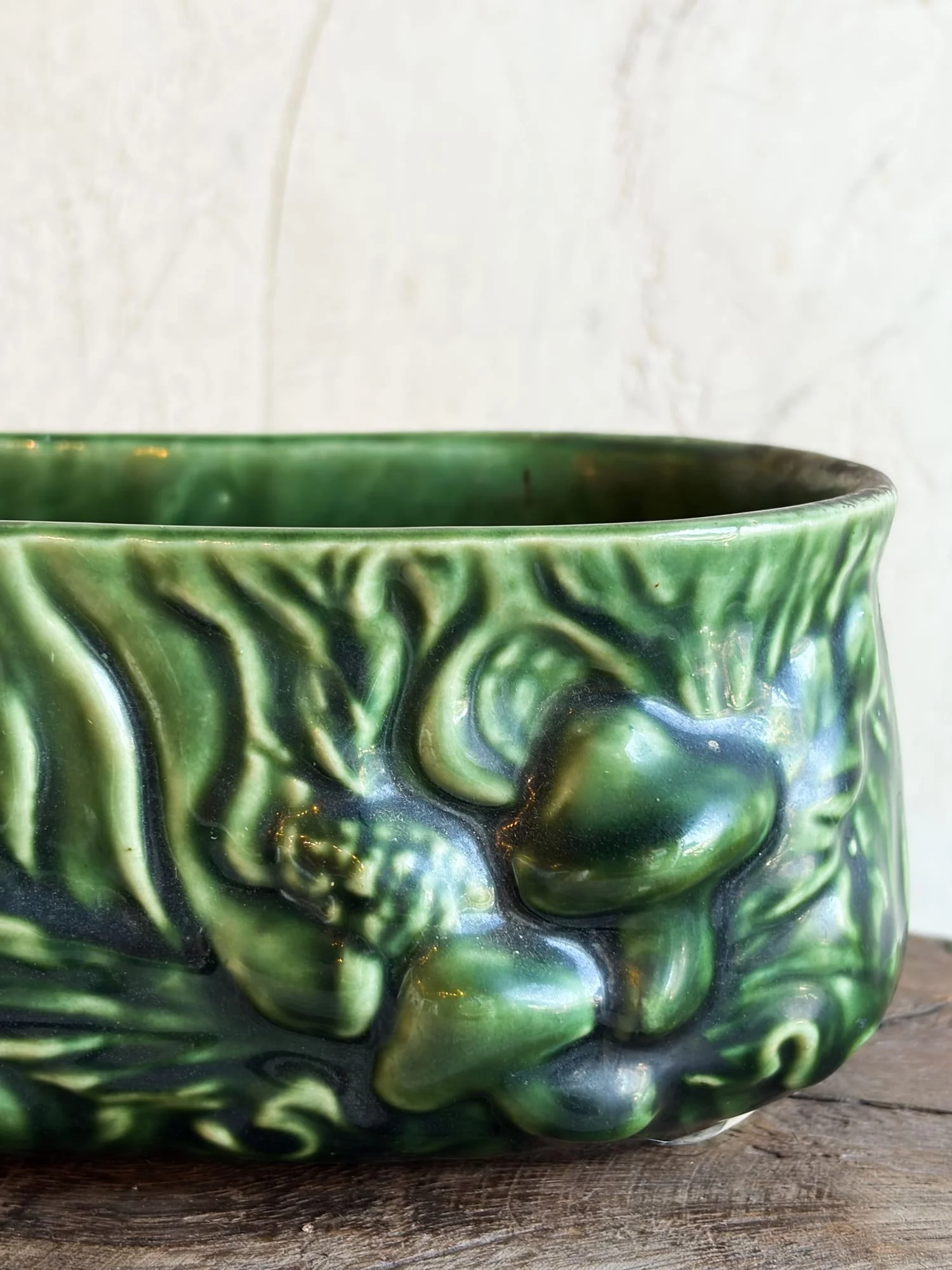 vintage-green-majolica-ceramic-planter-floral-oval-shape (2).jpg