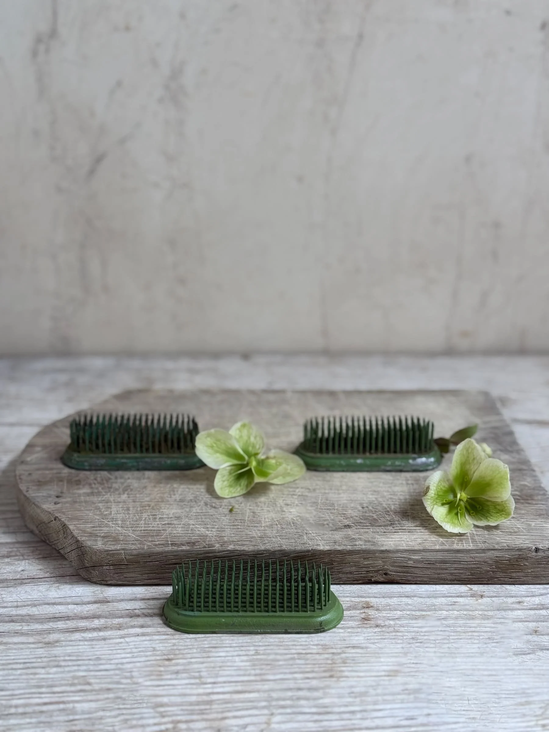 vintage-oval-green-pin-flower-frog (3).jpg