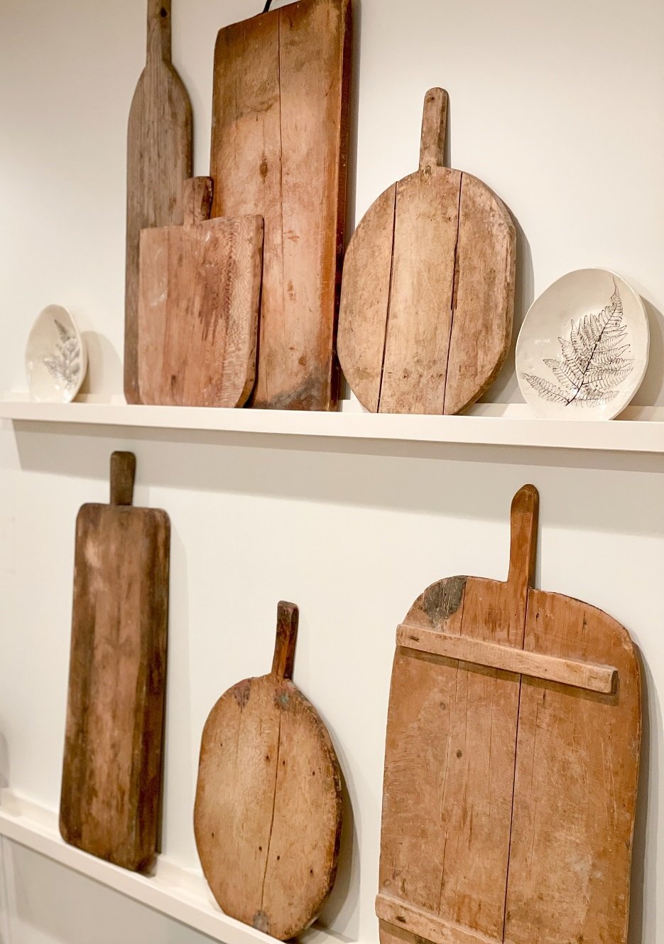 How to Display Antique Breadboards