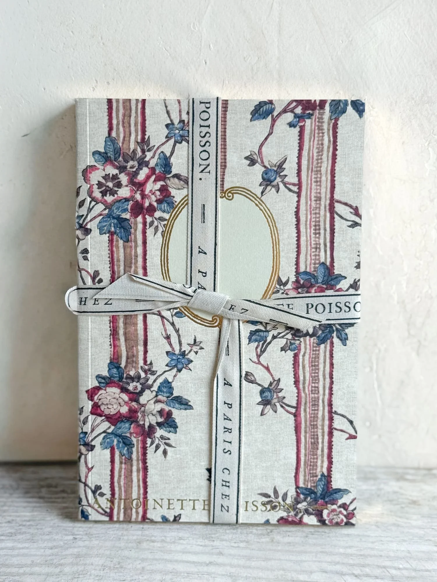 Antoinette Poisson French Domino Paper Notebook - 88A Rayures Provencales - Provence Stripes